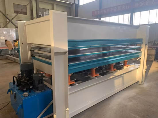 Woodworking Machinery Veneer Panel Plywood Furniture Heat Hydraulic Hot Press Machine